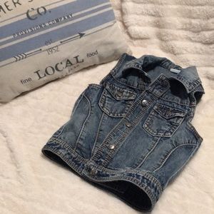 Girls Denim Vest